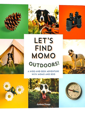 【预售】让我们在户外寻找莫莫吧！：与莫莫和小布的捉迷藏之旅 5 英文原版图书籍进口正版 Andrew Knapp 儿童趣味绘本