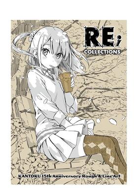 【预售】Re;collections KANTOKU 15th Anniversary Rough&Line Art?  日文进口原版插画作品集正版图书籍  广済堂出版