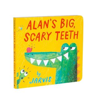 牙齿Alan 图书儿童绘本Jarvis3 预售 6岁 Teeth英文进口原版 艾伦大而可怕 Scary Big