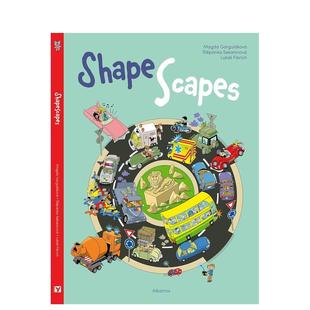 儿童绘本图书Magda 形状景观Shapescapes英文进口原版 Gargulakova百科 预售
