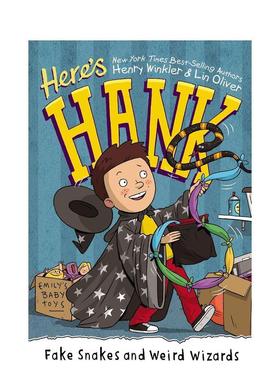 【预售】这是汉克 4HERE’s HANK 4英文进口原版章节书儿童图书籍3-6岁Henry Winkler  Lin Oliver Scott Garrett