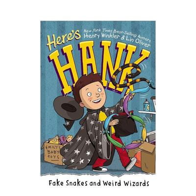 【预售】这是汉克 4HERE’s HANK 4英文进口原版章节书儿童图书籍3-6岁Henry Winkler  Lin Oliver Scott Garrett