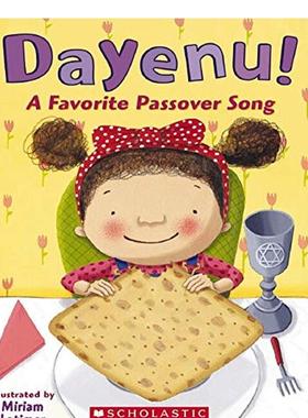 【现货】Dayenu! A Favorite Passover Song，最受欢迎的逾越节歌曲Dayenu 书籍进口正版 Traditional 儿童绘本-节日庆典