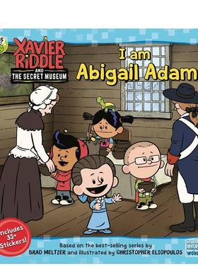 【预售】Xrsm: 我是阿比盖尔-亚当斯Xrsm: I Am Abigail Adams英文进口原版章节书儿童图书籍3-6岁Degennaro  Gabriella