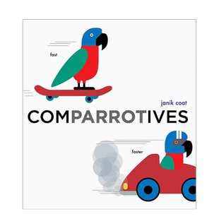 【现货】【A Grammar Zoo Book】Comparrotives，【语法动物园】比较级 儿童启蒙故事绘本 英文原版图书籍进口正版