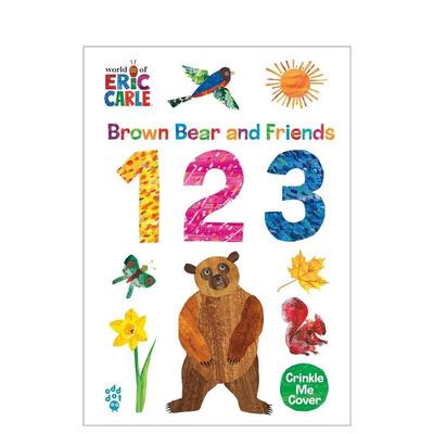 【预售】棕熊与朋友们-数字【World of Eric Carle】Brown Bear and Friends 123英文进口原版儿童图书3-6岁启蒙Eric Carle & Odd