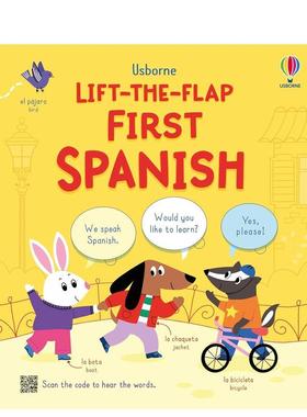 【预售】【双语对照翻翻书】西班牙语启蒙 【Lift-the-flap Bilinguals】 英文进口原版儿童语言/概念启蒙图书Alice Beecham