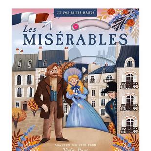 悲惨世界 Skomorok 图书儿童绘本Ogla Little 预售 小手翻翻 Hands 读物机关书 经典 Misérables英文进口原版 Lit Les for
