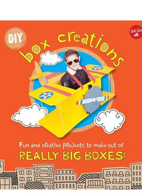 【现货】DIY Box Ideas，DIY箱子创意 英文进口原版儿童趣味图书Courtney Sanchez