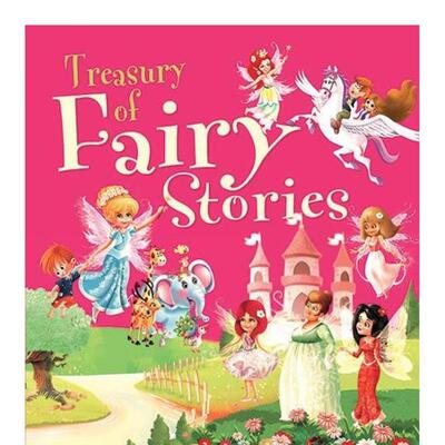 【现货】童话故事库（活页夹）Treasury of Fairy Stories (Binder)英文进口原版儿童故事绘本图书6-9岁Om Books Editorial Team