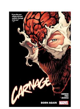 【现货】大屠杀 卷1：重生 Carnage Vol. 1: Born Again 英文进口原版漫画 Marvel