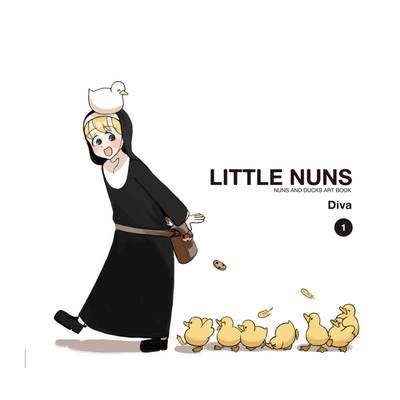 【现货】Diva插画作品集 1 LITTLE NUNS NUNS AND DUCKS ART BOOK 1 原版日文插画作品集