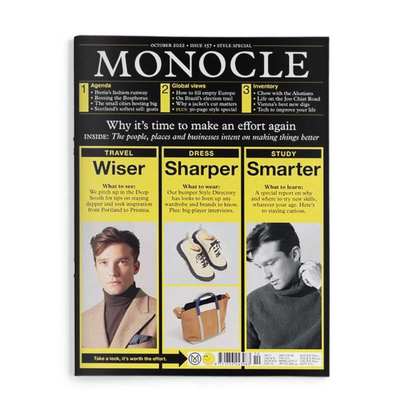 【现货】Monocle单片眼镜 2022年08期 NO.157 10月刊 旅行生活杂志 英文原版期刊