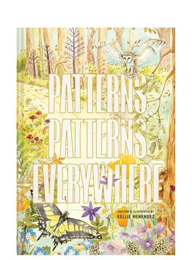 【现货】图案无处不在Patterns, Patterns Everywhere英文进口原版儿童图书3-6岁艺术启蒙Kellie Menendez