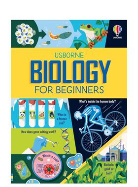 【现货】【少年商学院】生物学 【For Beginners】Biology for Beginners 英文进口原版青少年读物儿童图书籍Minna Lacey