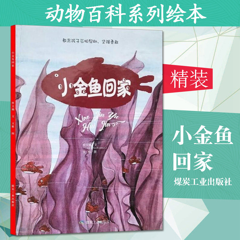 小金鱼回家 幼儿园硬壳硬皮精装绘本 3-6岁幼儿童早教启蒙认知故事