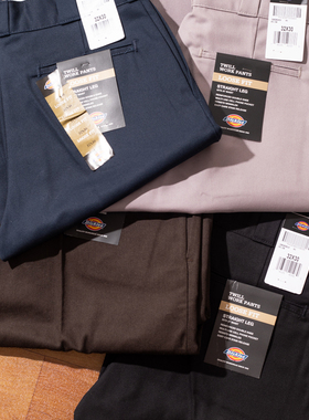 现货正品 Dickies 85283经典休闲滑板街舞直筒双膝工装裤宽松长裤