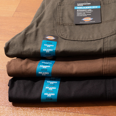 现货正品Dickies 1939美式经典重磅帆布水洗工装裤画家裤宽松长裤