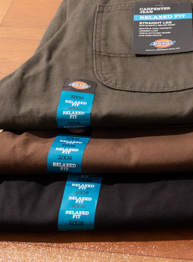 现货正品Dickies 1939美式经典重磅帆布水洗工装裤画家裤宽松长裤
