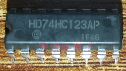 进口元字原脚 HD74HC123AP HD74HC123 DIP16直插