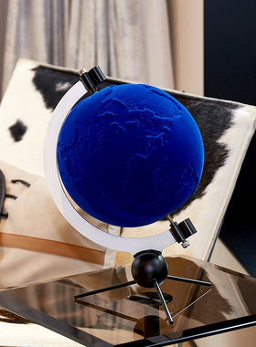 北欧现代办公室电视柜装饰地球仪摆件客厅桌面书房酒柜家居装饰品