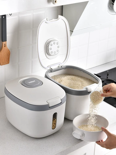 Коробка для хранения для домашнего использования, ёмкость для риса, контейнер для хранения, защита от насекомых и влаги