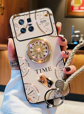 VOKASE 镶钻适用vivox200手机壳100新款x90pro保护套新品x80高档vivo女款网红por高级奢华水钻带支架挂绳ins