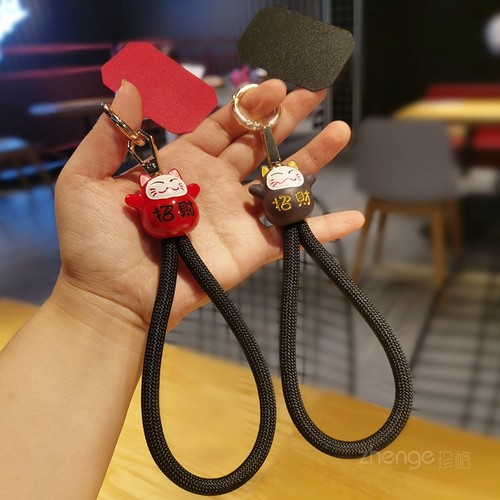 手机挂绳手作编织粗手绳