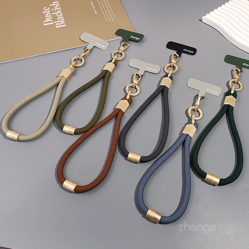 双域ins简约好看个性手机挂绳短款可调节手腕式挂绳户外旅游出行逛街登山防掉结实金属挂钩扣防摔手机壳吊绳