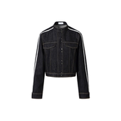 JAC 套装 FLEURANT2026春夏新品 LOGO织带饰边原色牛仔外套牛仔裤