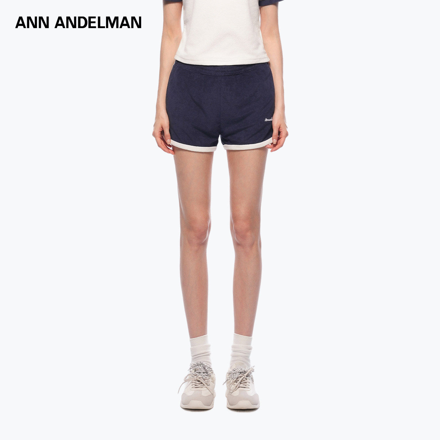 ANN ANDELMAN 网球系列亲肤针织运动休闲短裤女夏时尚百搭,女装/女士精品,休闲裤,淘宝优惠券,粉丝福利购,淘宝优惠卷