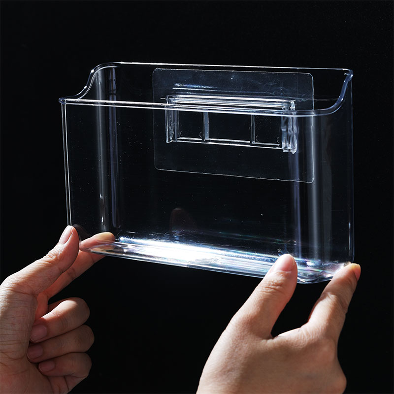 米木透明壁挂收纳盒化妆品整理