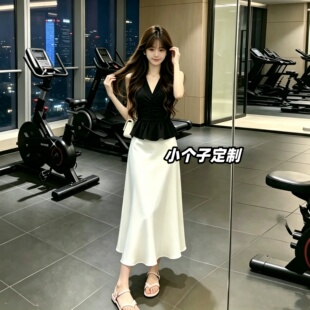 150小个子穿搭巨好看半身裙套装女夏2026新款绝美上衣两件套XS145