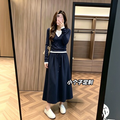 定制150小个子穿搭绝美套装秋