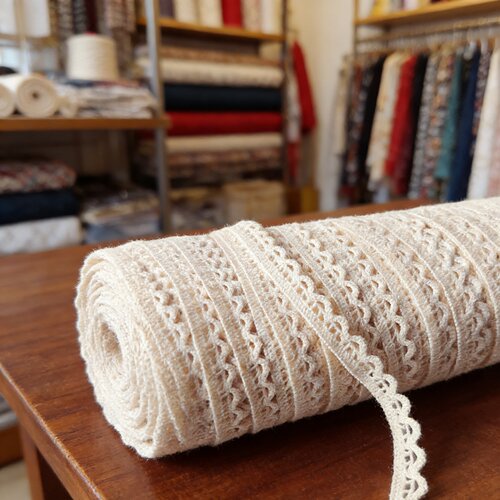 13米 百搭白色锯齿纯棉花边辅料床品装饰花边娃衣发饰小手工宽9mm