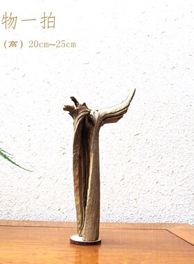 千年大漠胡杨风化原木随形根艺摆件自然禅意艺术创意家居收藏饰品