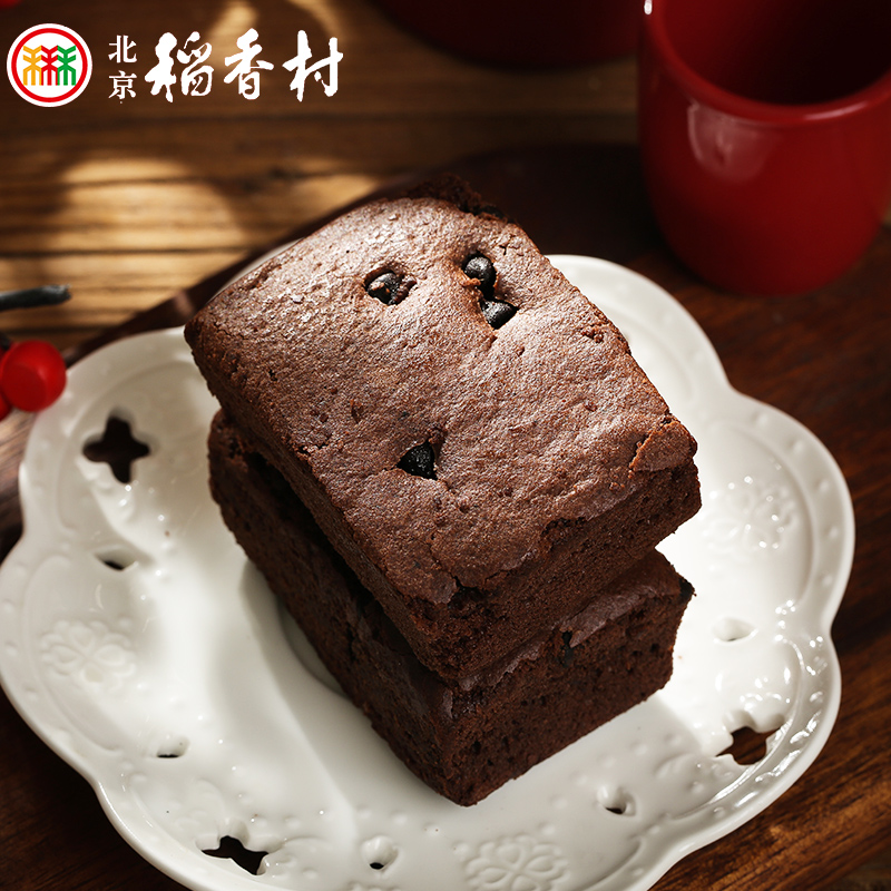 北京稻香村布朗尼蛋糕松软可口