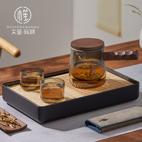 玻璃侧把壶功夫茶具耐高温