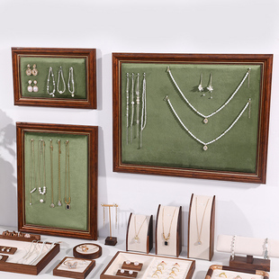 相框首饰展示架手串项链饰品挂架耳饰戒指收纳架店铺摆摊柜台陈列