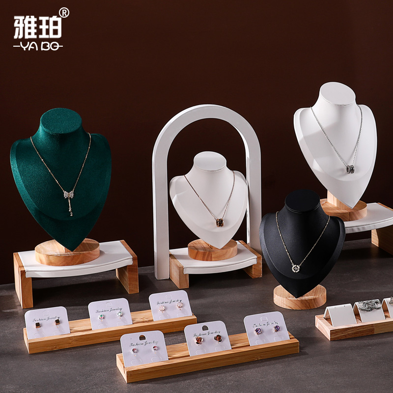 雅珀人像脖子项链展示架工厂直销