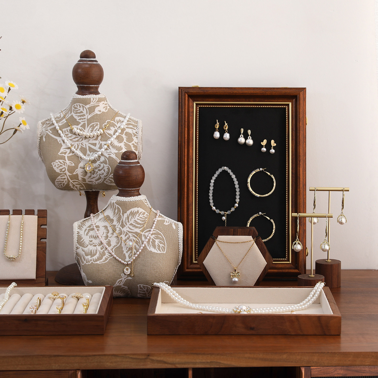 复古模特项链展示架饰品陈列架