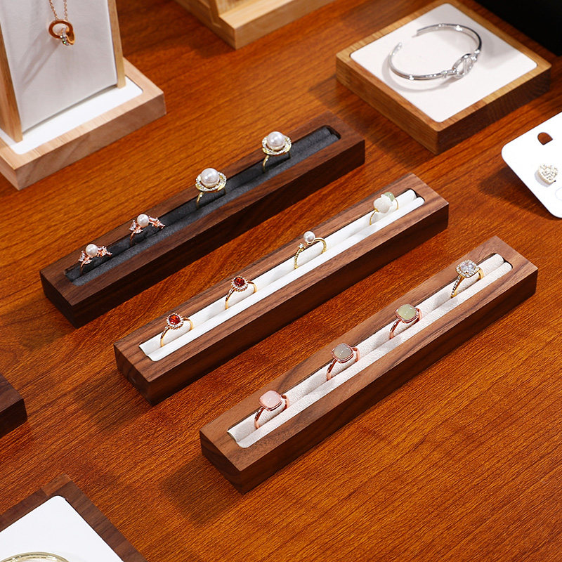 胡桃木戒指展示盘饰品收纳道具耳钉戒指展示托底座珠宝首饰架摆摊,饰品/流行首饰/时尚饰品新,首饰展示架,淘宝优惠券,粉丝福利购,淘宝优惠卷