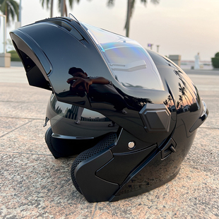 通用 dot四季 2025新款 摩托车头盔全盔男揭面盔电动车机车全覆式