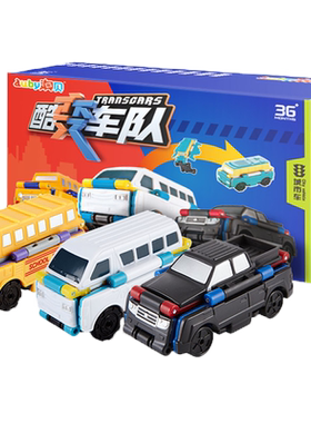 澳贝反反车儿童变形汽车警车特种宝宝重卡工程车6男孩玩具车1-3岁
