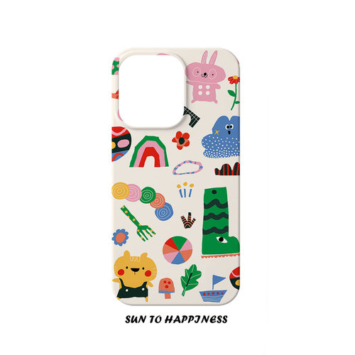 可爱卡通元素菲林手机壳