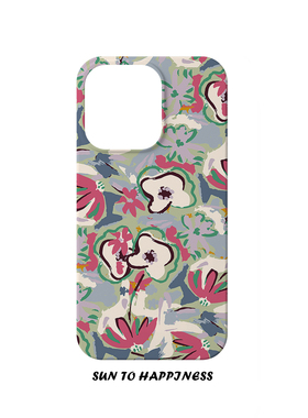 原创日韩漆画艺术生适用苹果17PROMAX菲林软壳IPHONE16PLUS15PRO14二合一硅胶防摔TPU高级感全包保护小众个性