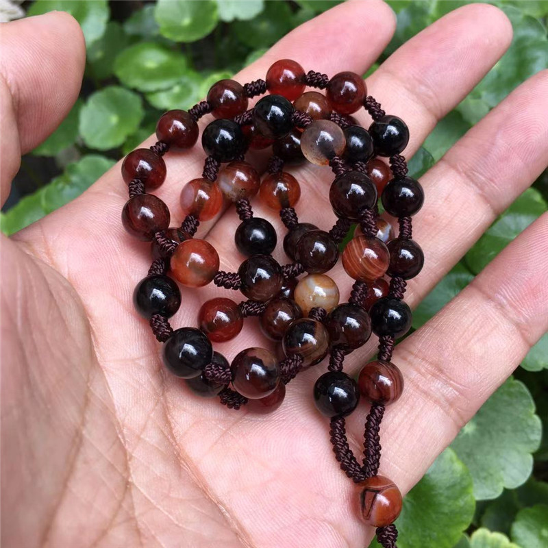梦幻玛瑙吊坠绳玉石挂件项链绳