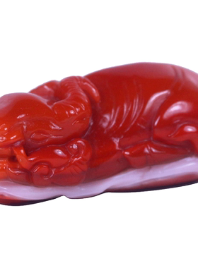 梅林达男女南红玛瑙生肖牛吊坠