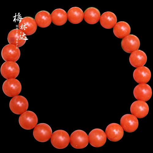 梅林达旗舰店天然南红玛瑙手串