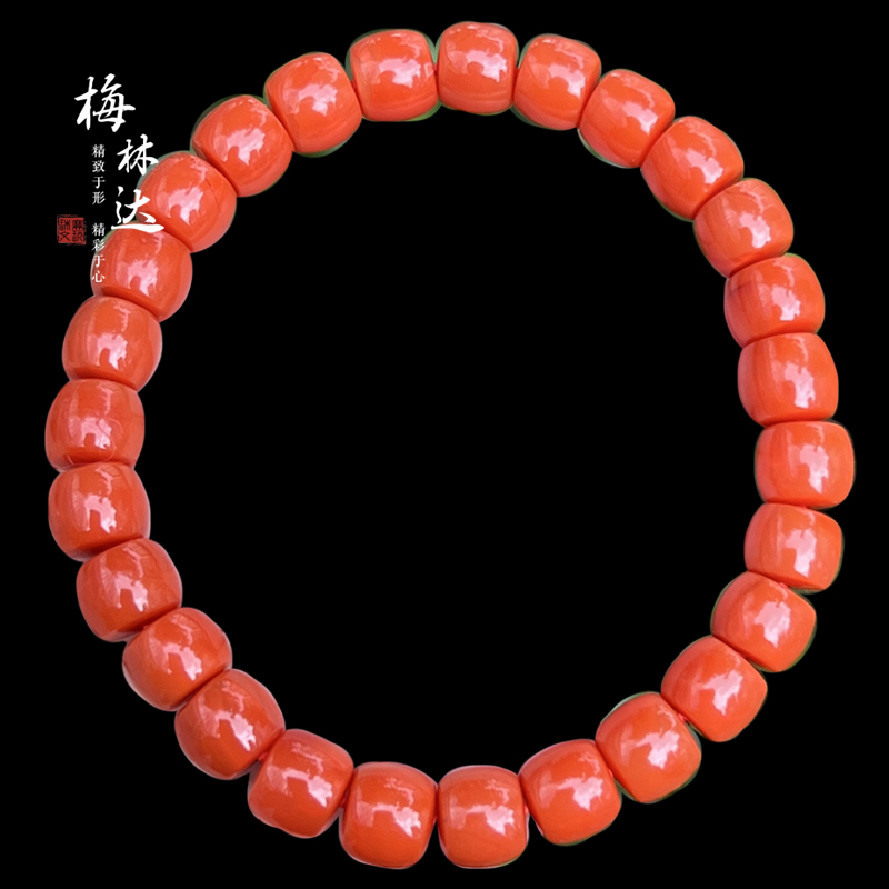 梅林达旗舰店天然南红玛瑙手串